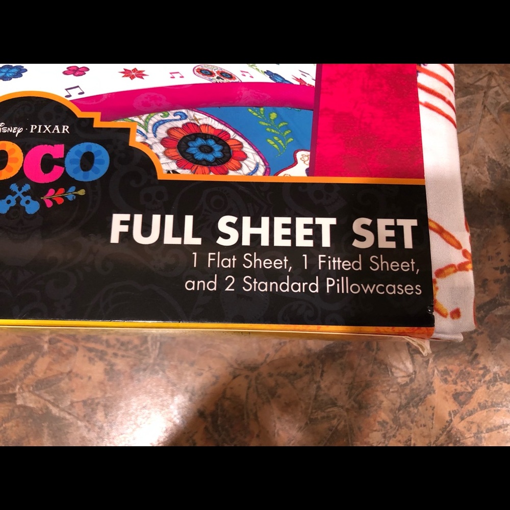Full size set of sheets Coco theme